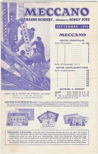 Catalogue-Dpliant 1950