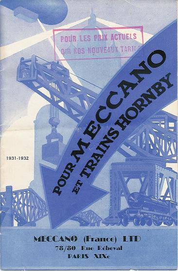 Catalogue Meccano 1930-31