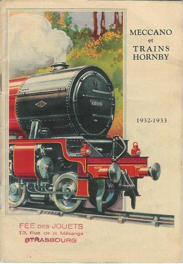 Catalogue Meccano 1932 Train Art Dco